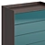 Modern Pianca Kyoto Dresser 3D model small image 3