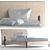 Molteni Bed: Luxury and Comfort 3D model small image 1