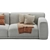 Elegant Paris Seoul Sofa 3D model small image 3