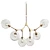 Sleek Branching Bubbles Chandelier 3D model small image 1