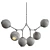 Sleek Branching Bubbles Chandelier 3D model small image 2