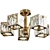 Elegant Crystal Chandelier April 3D model small image 1