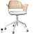 Sleek Oak Conference Chair 3D model small image 1