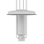 Mid-Century T-825 Ceiling Lamp 3D model small image 2