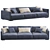Elegant Bristol Sofa by Poliform 3D model small image 3