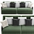 Luxury Forest 2 Seater Sofa 3D model small image 7