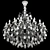 Ethereal Crystal Chandelier 3D model small image 2