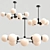 Elegant Ball-shaped Chandelier 3D model small image 1