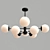 Elegant Ball-shaped Chandelier 3D model small image 4