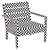 Regatta Outdoor Lounge Chair (Crate & Barrel) 3D model small image 5