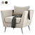 Ultra-Comfort MYNTA Armchair: Style meets Function 3D model small image 2