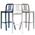 Emeco 111 Navy Barstool: Authentic and Stylish 3D model small image 3