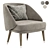 Tirolo Meg Armchair: Stylish Comfort 3D model small image 1