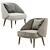 Tirolo Meg Armchair: Stylish Comfort 3D model small image 4