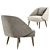 Tirolo Meg Armchair: Stylish Comfort 3D model small image 5