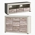 Olivia Hoff Chest of Drawers & TV Stand 3D model small image 2