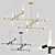 Elegant Altona Lampatron Chandelier 3D model small image 1