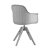 Sleek White Office Chair 3D model small image 5