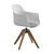 Sleek White Office Chair 3D model small image 7