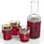 Elegant Glassware Set with Decanter 3D model small image 7