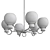 Elegant Ascher Chandelier 3D model small image 2