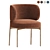 Akiko Chair: Elegant Dining Essential 3D model small image 1