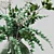 Gorgeous Green Glass Vase Bouquet 3D model small image 4