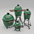 Ultimate Grilling Experience: Big Green Egg 3D model small image 1