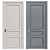 Modern Interior Door - 2200x980mm 3D model small image 1