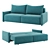 Floris Sofa: Elegant and Functional 3D model small image 1