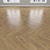 Oak Parquet: Herringbone, Linear & Chevron 3D model small image 3