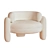 Royal Embrace Armchair: Elegant Comfort for Your Space 3D model small image 1