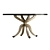 Formal Round Dining Table - Hooker Furniture 5834-75 3D model small image 3