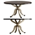 Formal Round Dining Table - Hooker Furniture 5834-75 3D model small image 6