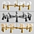 Elegant ABELINA Chandeliers with Integra 3D model small image 13