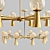 Elegant ABELINA Chandeliers with Integra 3D model small image 3