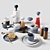 18-Piece Decorative Set by Kahler Design 3D model small image 1