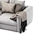 Flexform Asolo Corner Sofa 3D model small image 9