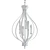 Elegant Levesque 6-Light Chandelier 3D model small image 2