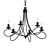 Elegant Macarthur Chandelier 3D model small image 1