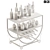 Elegant Liquor serving trolley 3D model small image 6