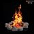 Cozy Campfire Experience 3D model small image 1