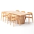 Barrel Dining Table Set 3D model small image 1