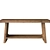 Rustic Bird Wood Console Table 3D model small image 1