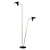 Asta Double Floor Lamp: Elegant Illumination for Any Space 3D model small image 2