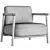 Modern Armchair Diter Nathy 3D model small image 6