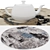 Round Rug Set with 6 Variations 3D model small image 2