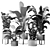 Urban Jungle: Modern Indoor Plant 3D model small image 5