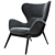 Nirvana High Back Lounge Chair - Luxury Comfort for Ultimate Relaxation 3D model small image 4