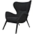 Nirvana High Back Lounge Chair - Luxury Comfort for Ultimate Relaxation 3D model small image 6